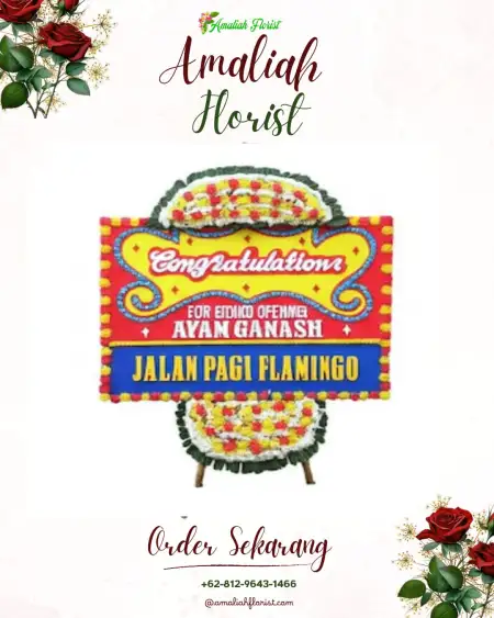 Sewa Papan Bunga Susunan Baru